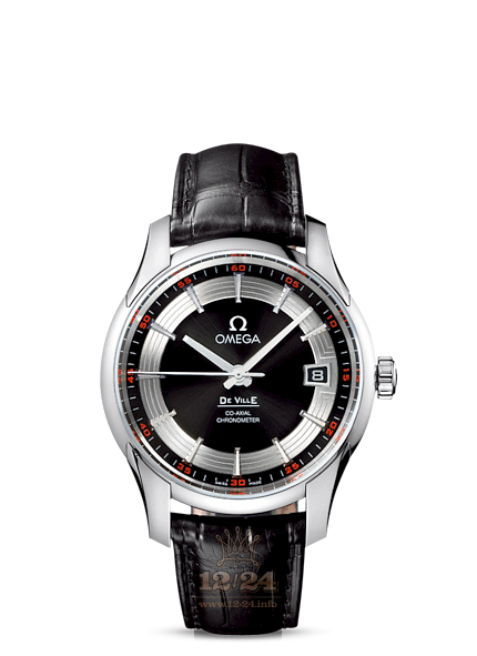Omega Hour Vision Watch 431.33.41.21.01.001 41 mm Stainless steel Case Black Dial
