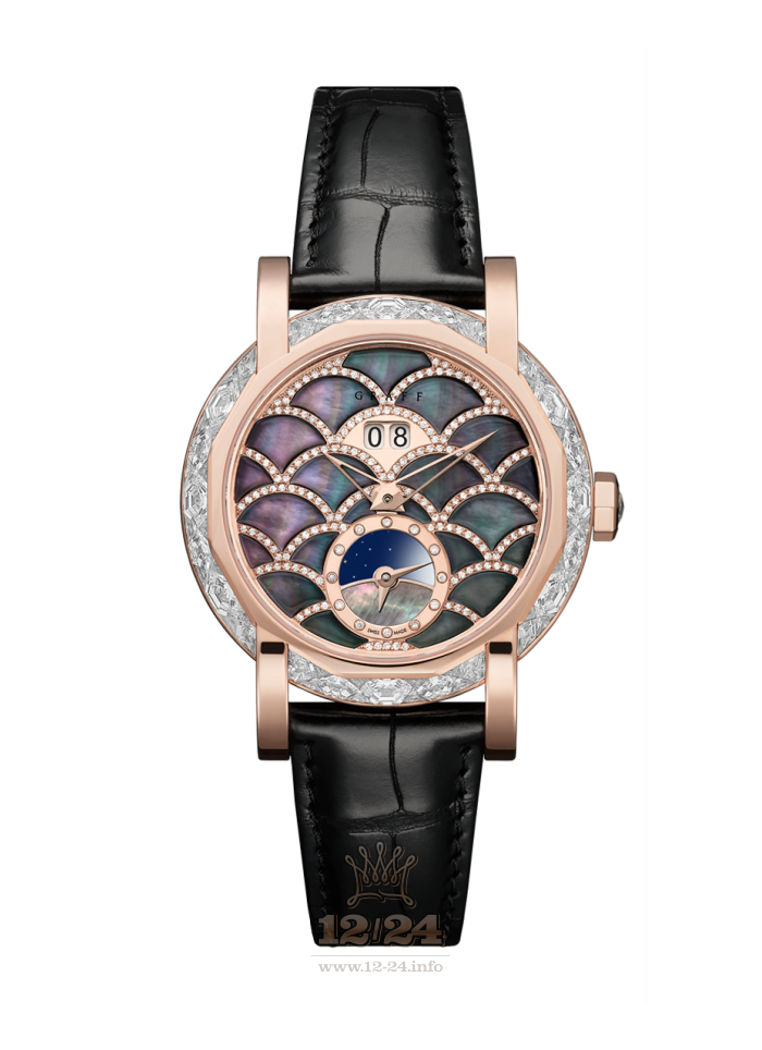 Graff GraffStar Watch GSA38PGDMPTL 38 mm Pink gold Case Black Dial
