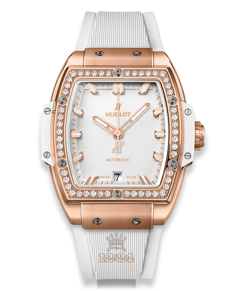 Hublot Spirit Of Big Bang Watch 665.OE.2080.RW.1204 Pink gold Case White Dial