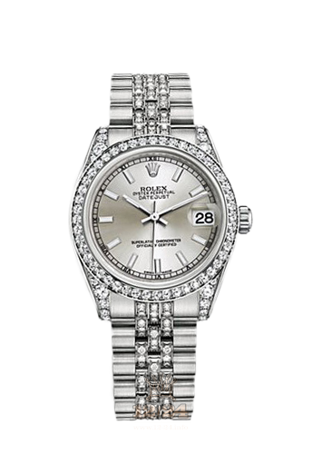 Rolex Datejust Watch 178159-0049 31 mm White gold Case Silver Dial