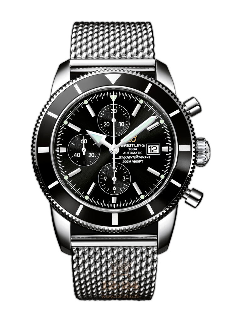 Breitling Superocean Heritage Watch A1332024/B908/152A 46 mm Stainless steel Case Black Dial