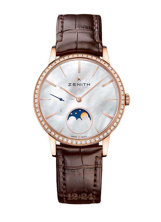 Zenith Elite Watch 22.2320.692/80.C713 36 mm Pink gold Case White Dial