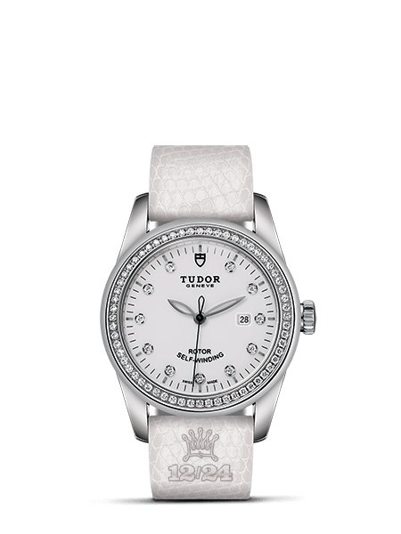 Tudor Glamour Watch 53020-0014 31 mm Stainless steel Case White Dial