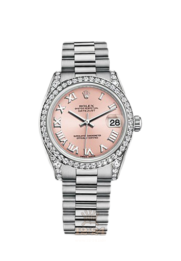 Rolex Datejust Watch 178159-0071 31 mm White gold Case Pink Dial