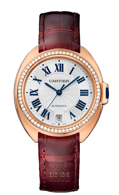 Cartier Cle de Cartier Watch WJCL0013 35 mm Pink gold Case Silver Dial