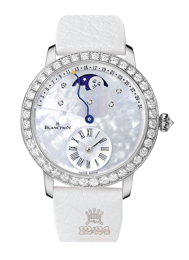 Blancpain Women Watch 3653-1954L-58B 36 mm White gold Case