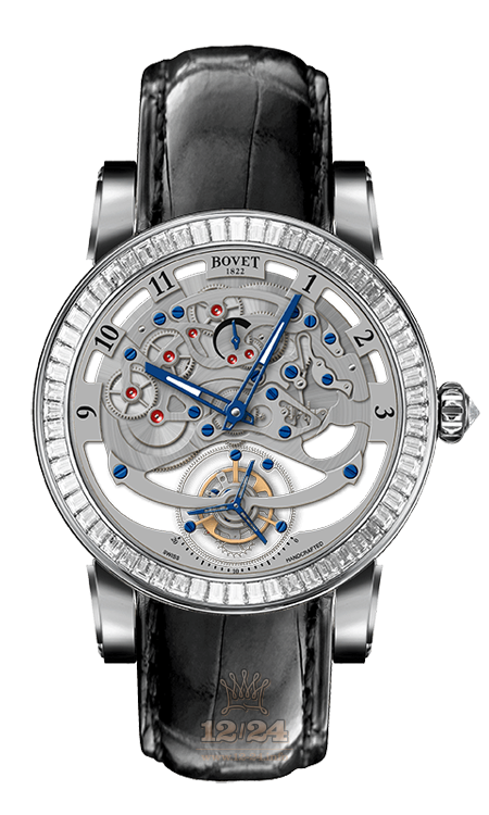 Bovet Dimier Watch R045004-SB1 45 mm White gold Case Gray Silver Dial
