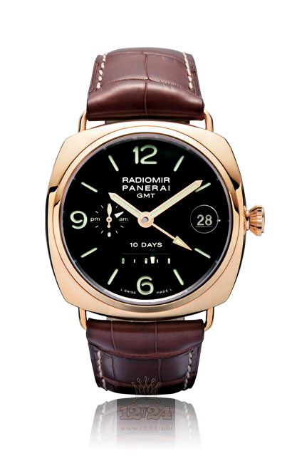 Panerai 2007 Watch PAM00273 45 mm Pink gold Case Black Dial