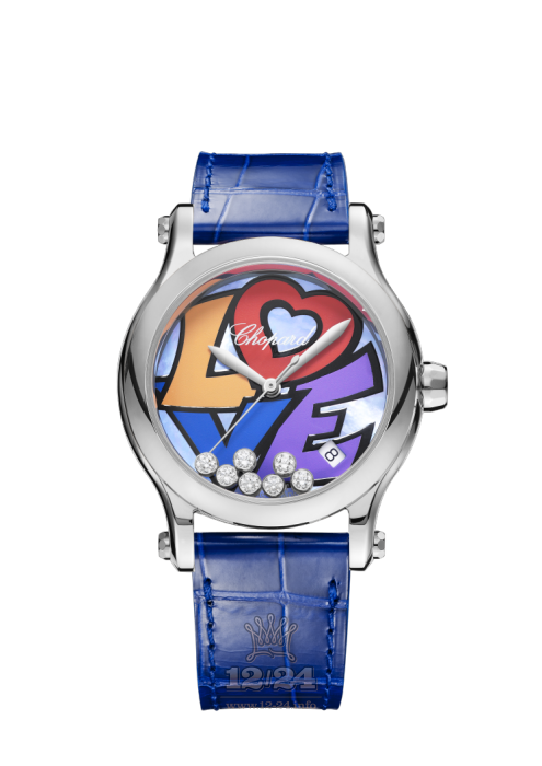 Chopard Happy Sport Watch 278559-3020 36 mm Stainless steel Case Painted Dial
