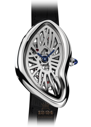 Cartier Crash Watch W7200001 28 mm Platinum Case