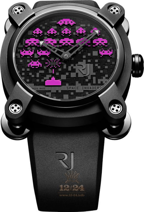 Romain Jerome Collaborations Watch RJ.M.AU.IN.006.07 46 mm Stainless steel PVD coating Case Black Dial