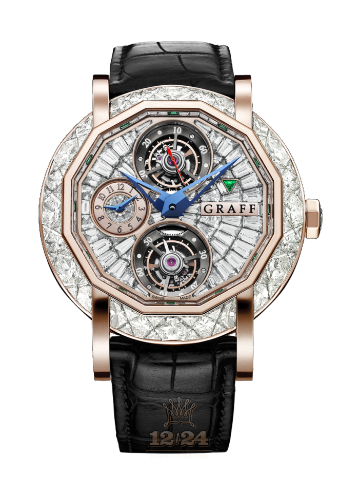 Graff MasterGraff Watch MG47DTPGDD 47 mm Pink gold Case Silver Dial