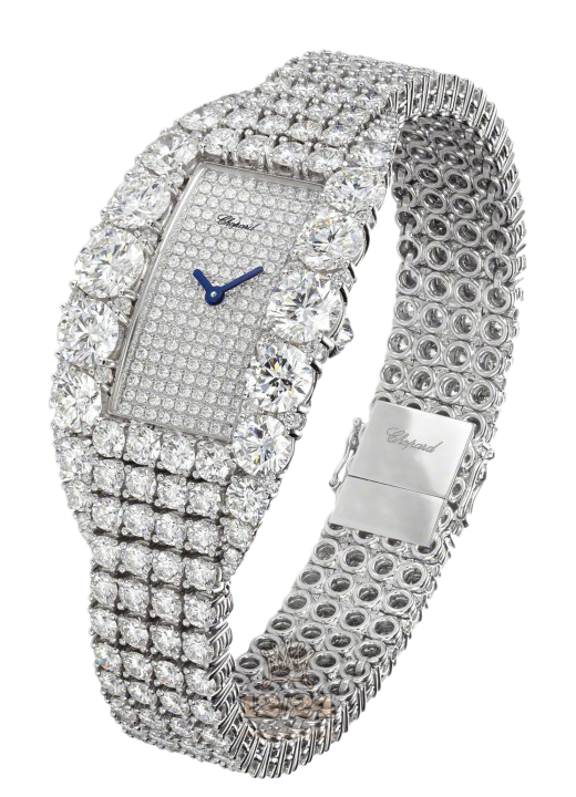 Chopard L Heure du Diamant Watch 109189-1009 White gold Case Silver Dial
