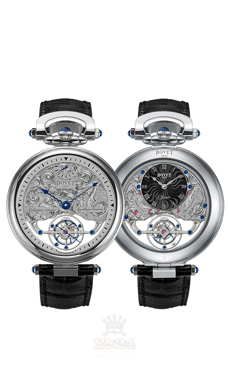 Bovet Fleurier Grandes Complications Watch AIF0T006 45 mm White gold Case Silver Dial