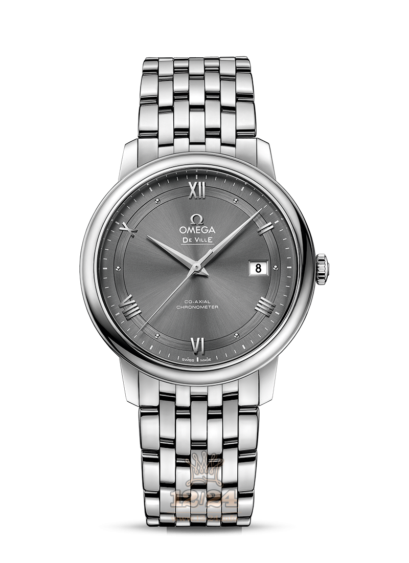 Omega Prestige Watch 424.10.40.20.06.001 40 mm Stainless steel Case Gray Dial