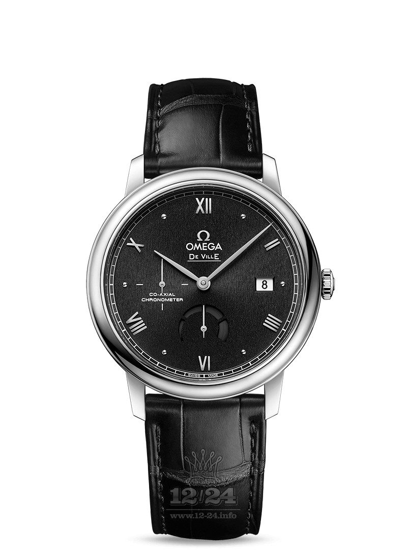 Omega De Ville Watch 424.13.40.21.01.002 40 mm Stainless steel Case Black Dial
