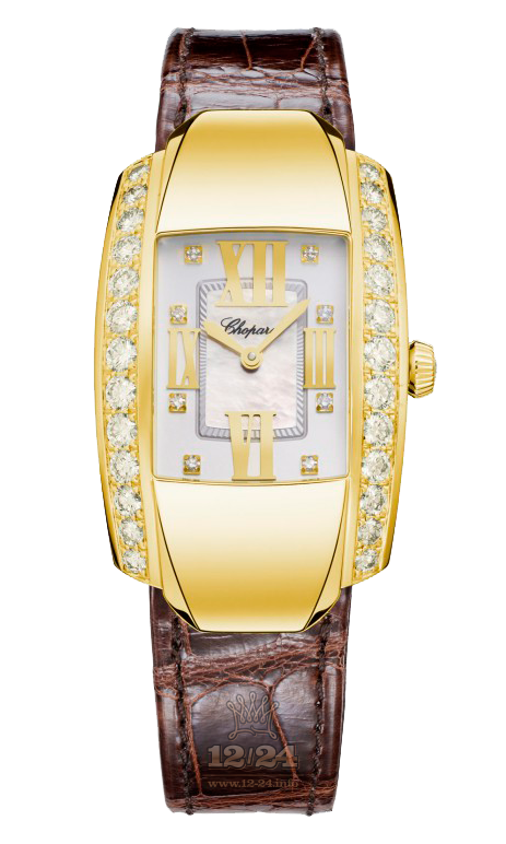 Chopard La Strada Watch 419402-0004 45 mm Yellow gold Case White Dial