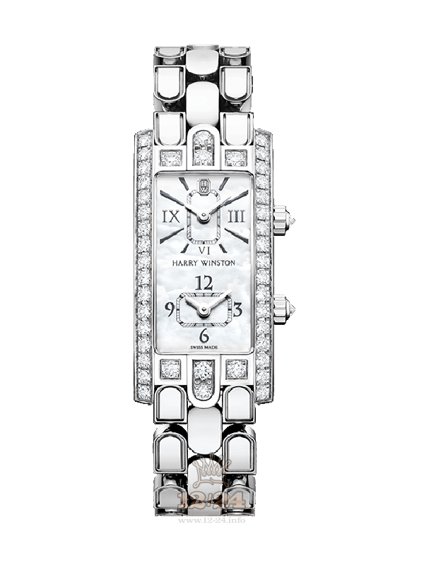 Harry Winston The Avenue Collection Watch AVCQTZ19WW002 19 mm White gold Case White Dial
