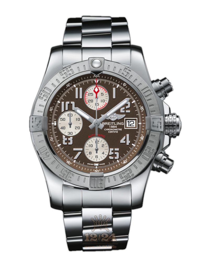 Breitling Avenger Watch A1338111/F564/170A 43 mm Stainless steel Titanium Case Black Gray Dial