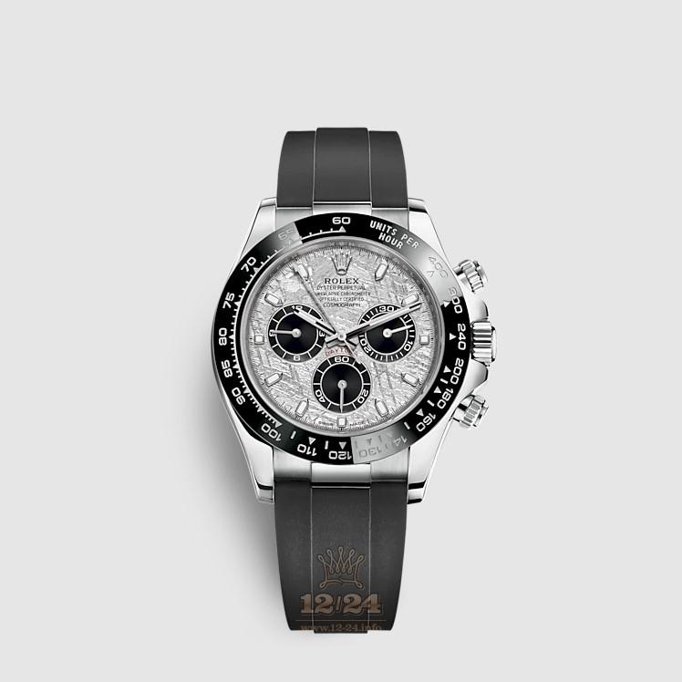 Rolex Cosmograph Daytona Watch 116519ln-0038 40 mm White gold Case Gray Silver Dial