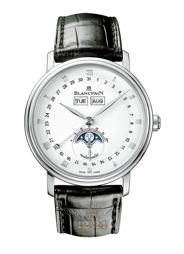 Blancpain Villeret Watch 6263-1127-55 38 mm Stainless steel Case White Dial