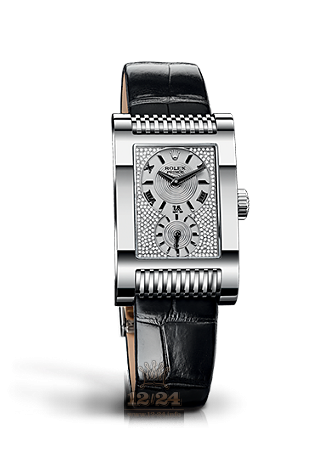 Rolex Cellini Time Watch 54419-0012 45 mm White gold Case Silver Dial