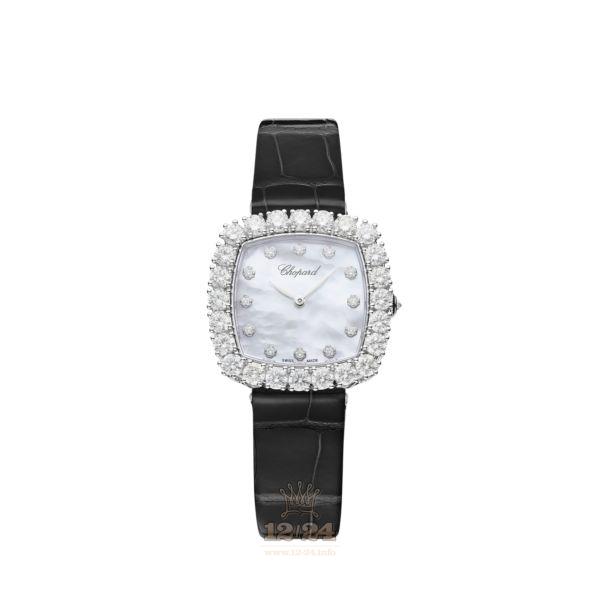 Chopard L Heure du Diamant Watch 13A386-1106 30 mm White gold Case White Dial