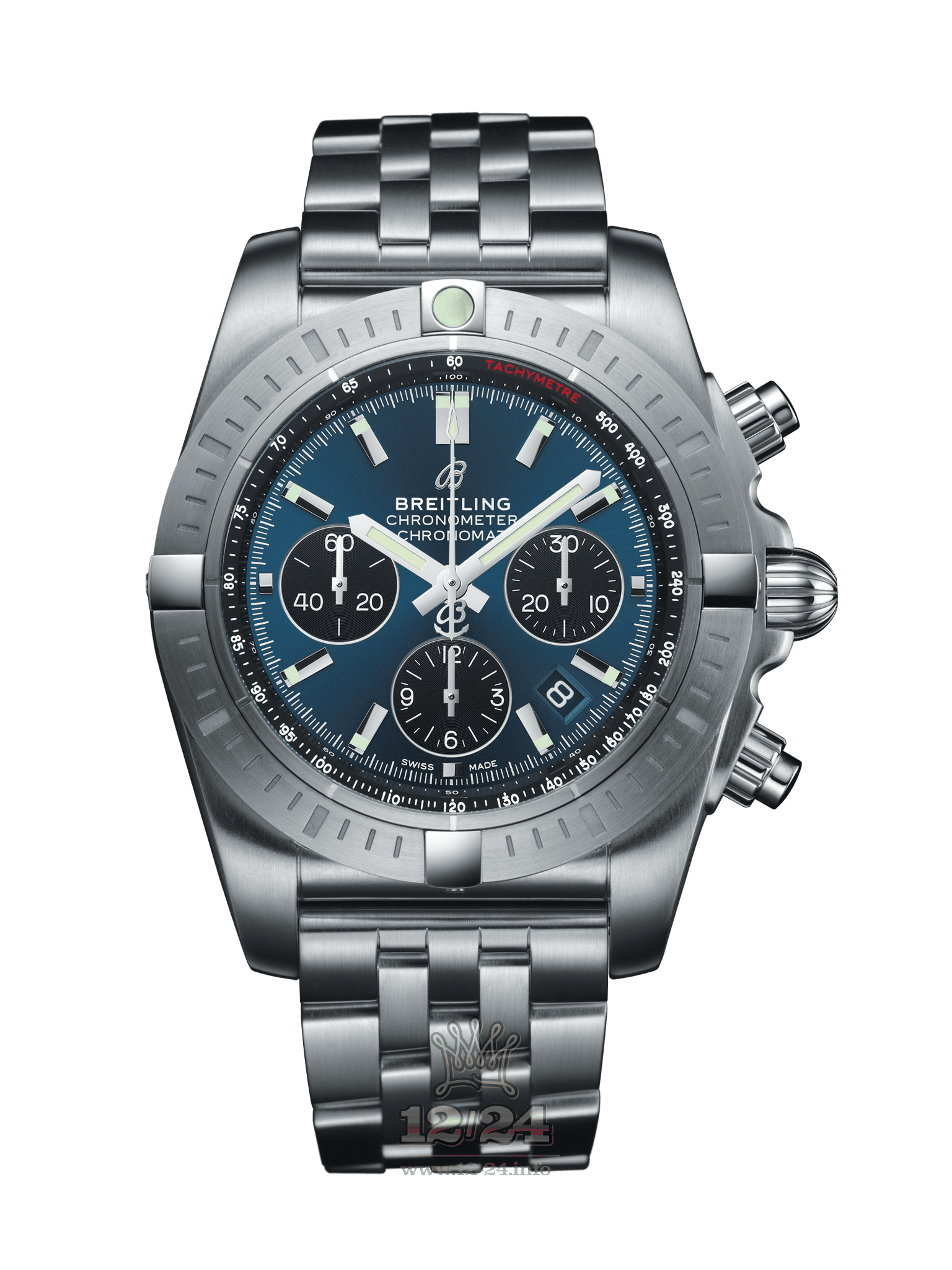 Breitling Chronomat Watch AB0115101C1A1 44 mm Stainless steel Case Dark blue Dial