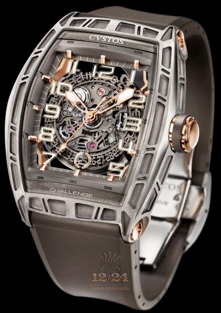 Cvstos Challenge Watch Challenge GT Jet-Liner SL Titanium Titanium Case Gray Dial