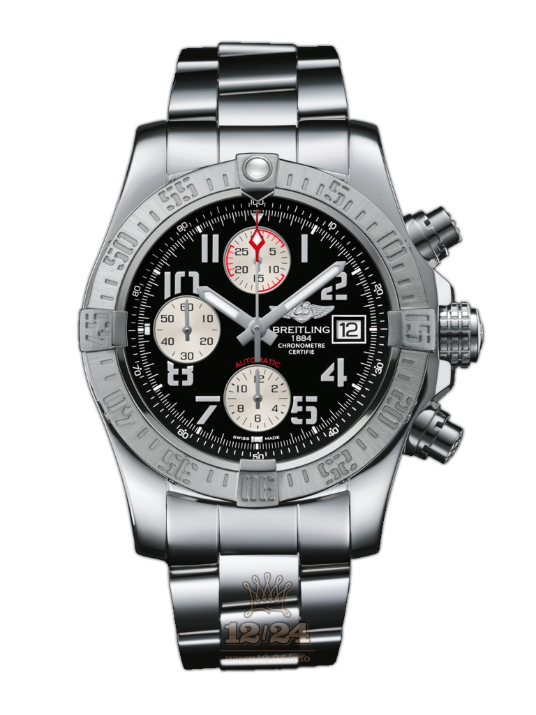Breitling Avenger Watch A1338111/BC33/170A 43 mm Stainless steel Titanium Case Black Dial