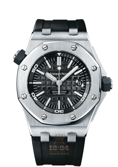Audemars Piguet Royal Oak Offshore Watch 15703ST.OO.A002CA.01 42 mm Stainless steel Case Black Dial