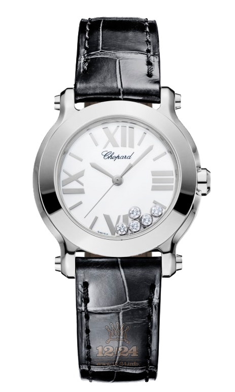 Chopard Happy Diamonds Watch 278509-3001 30 mm Stainless steel Case White Dial