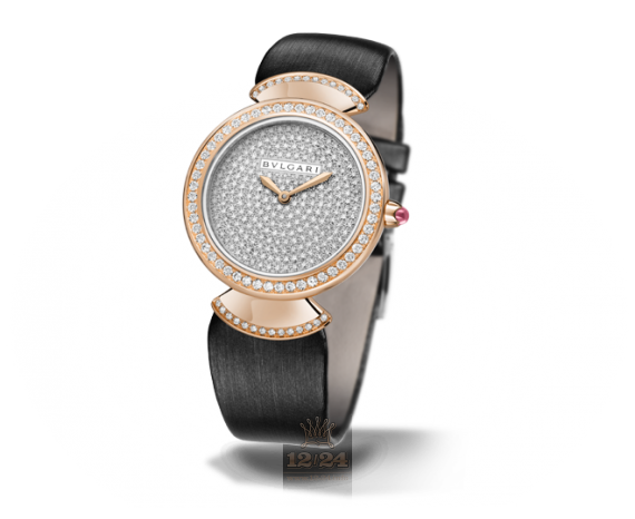 Bvlgari Divas Dream Watch 102432 DVP30D2GDL 30 mm Pink gold Case Silver Dial