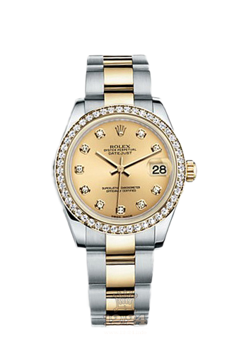 Rolex Datejust Watch 178383-0013 31 mm Steel / Yellow gold Case Golden Dial