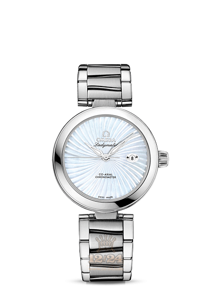 Omega Ladymatic Watch 425.30.34.20.05.001 34 mm Stainless steel Ceramics Case White Dial