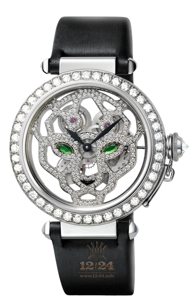 Cartier Pasha de Cartier Watch HPI00365 42 mm White gold Case Silver Golden Dial