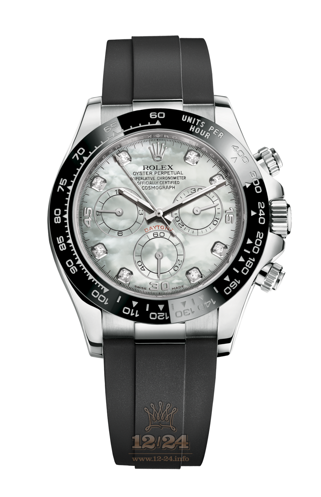 Rolex Cosmograph Daytona Watch 116519ln-0023 40 mm White gold Case White Dial