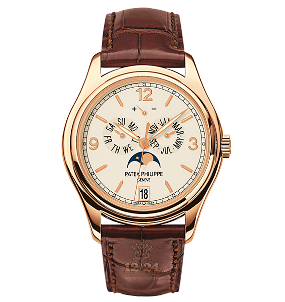 Patek Philippe Complications Watch 5146R-001 39 mm Pink gold Case Beige Dial