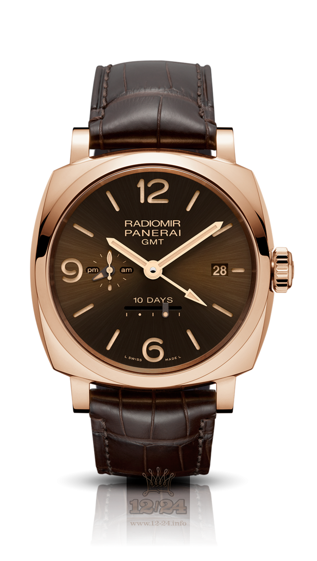 Panerai 2015 Watch PAM00624 45 mm Red gold Case Brown (chocolate) Dial
