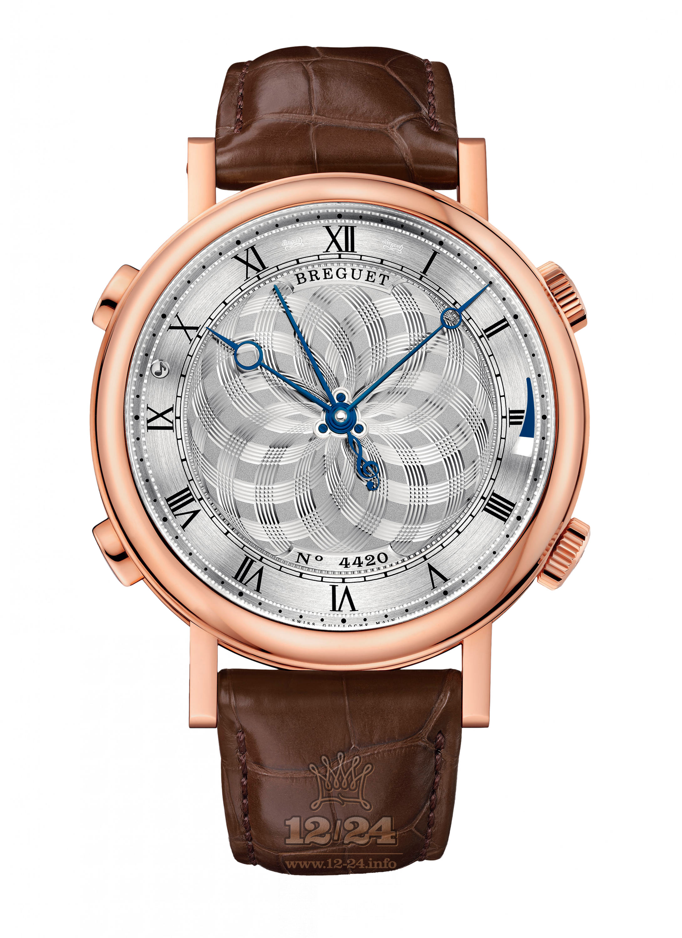 Breguet Classique Complications Watch 7800BR/AA/9YV 48 mm Pink gold Case Silver Dial