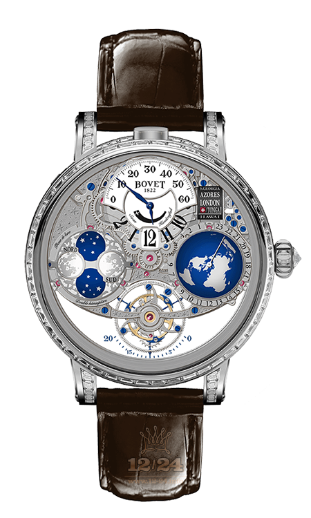 Bovet Dimier Watch R180002-SB123 46 mm White gold Case White Dial