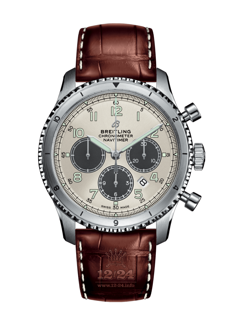 Breitling Navitimer Watch AB01171A1G1P1 43 mm Stainless steel Case Silver Dial