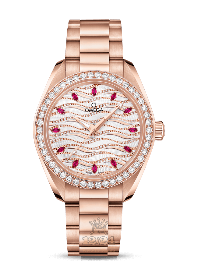 Omega Aqua Terra 150 M Watch 220.55.34.20.99.004 34 mm Pink gold Case