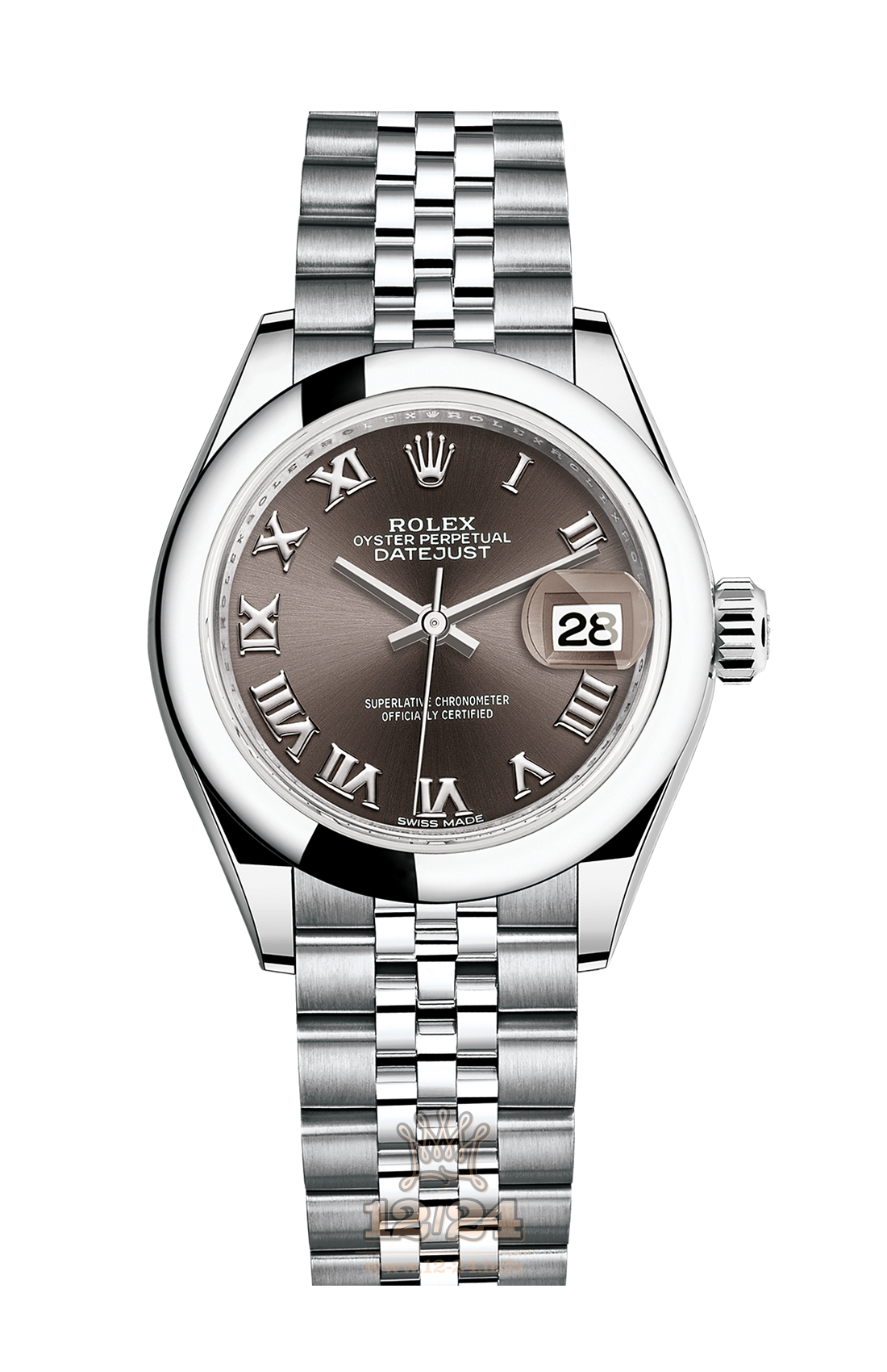 Rolex Datejust Watch 279160-0011 28 mm Stainless steel Case Brown (chocolate) Dial