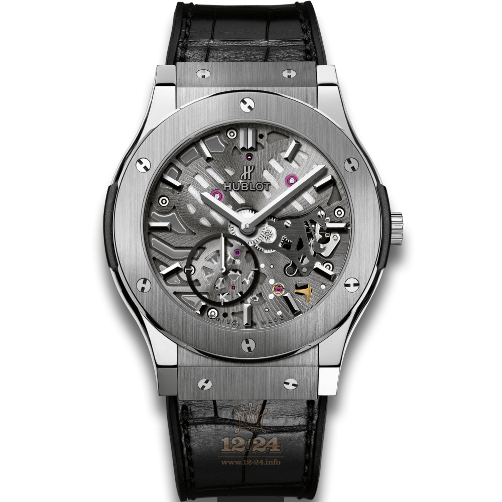 Hublot Classic Fusion Watch 515.NX.0170.LR 45 mm Titanium Case Gray Dial