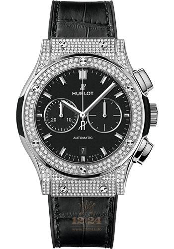 Hublot Classic Fusion Watch 541.NX.1171.LR.1704 42 mm Titanium Case Black Dial