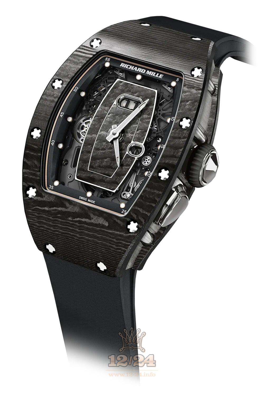Richard Mille Women's Collection Watch RM 037 Automatic 53 mm Carbon Case