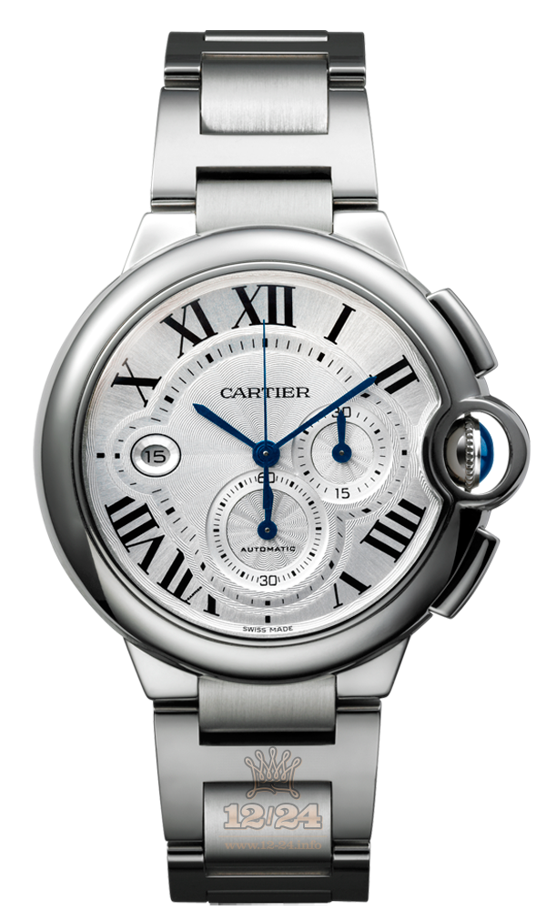 Cartier Ballon Bleu de Cartier Watch W6920076 44 mm Stainless steel Case Silver Dial