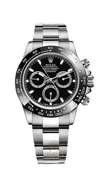 Rolex Cosmograph Daytona Watch 116500LN-0002 40 mm Stainless steel Ceramics Case Black Dial