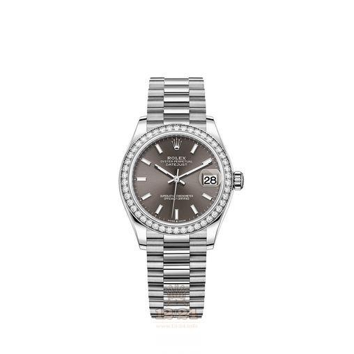 Rolex Datejust Watch 278289rbr-0014 31 mm White gold Case Gray Dial